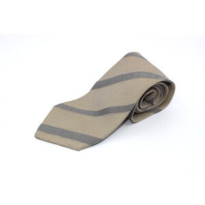 100% Authentic CORNELIANI Beige 100% Silk Tie